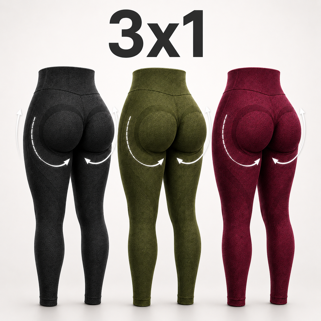 Set 3 CurveUp Leggings